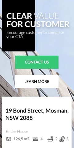 Real estate mobile page