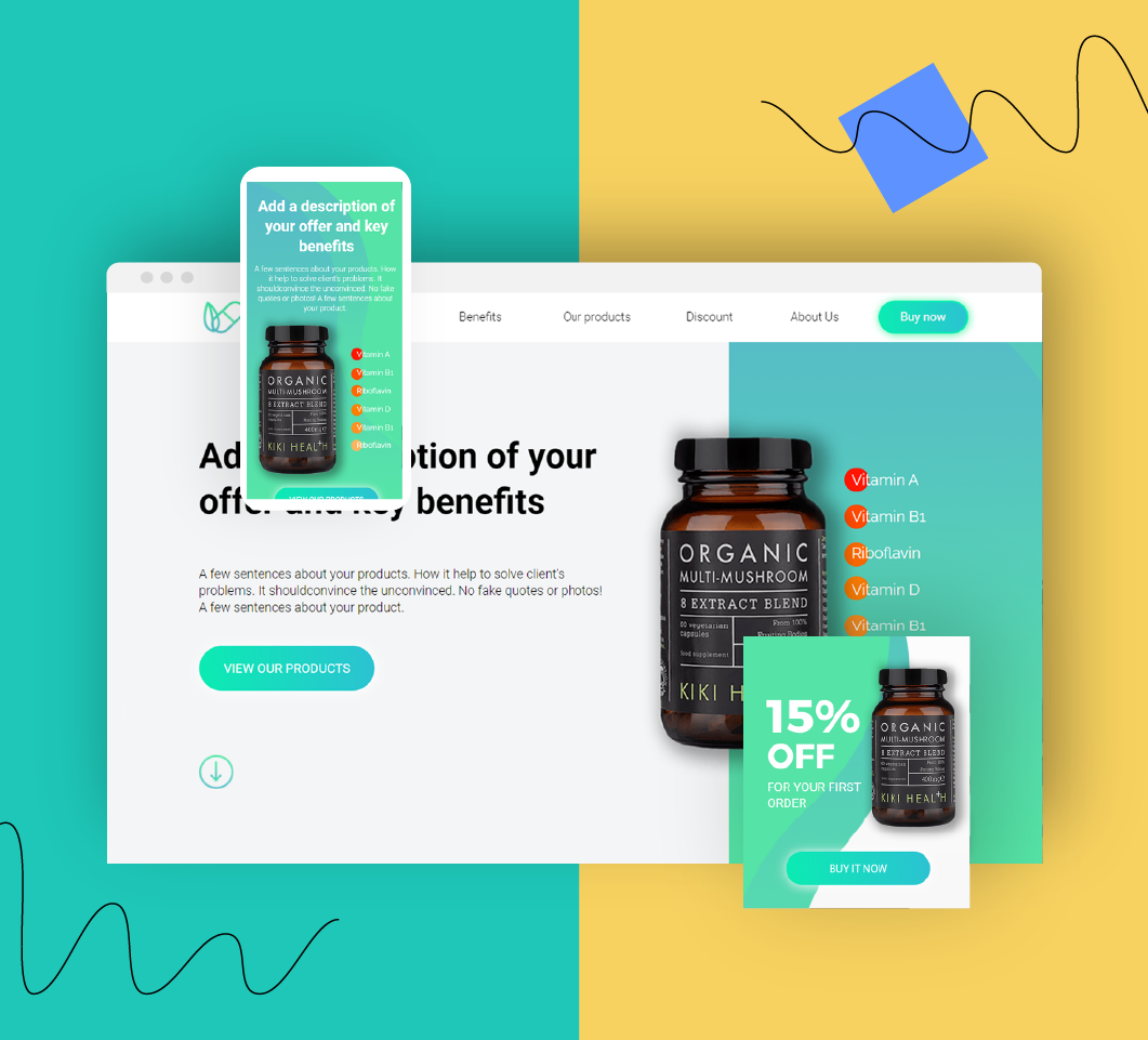 Landing pages for pharmacies